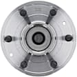 515198 Front, Driver or Passenger Side Wheel Hub, 6 Lugs, With Bearing, RWD