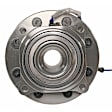 515206 Front, Driver or Passenger Side Wheel Hub, 8 Lugs, With Bearing