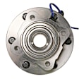 541004 Rear, Driver or Passenger Side Wheel Hub, 6 Lugs, With Bearing, Problem Solver Series