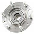 541007 Rear, Driver or Passenger Side Wheel Hub, 6 Lugs, With Bearing, Problem Solver Series