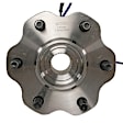 541016 Rear, Driver or Passenger Side Wheel Hub, 6 Lugs, With Bearing, 5.6L, 8Cyl, Problem Solver Series