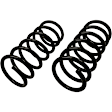 81589 Rear Coil Springs, Set of 2