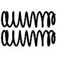 81607 Rear Coil Springs, Set of 2