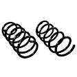 81767 Front, Driver and Passenger Side Coil Springs, Set of 2