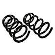81770 Front, Driver and Passenger Side Coil Springs, Set of 2