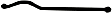 DS300032 Track Bar - Black, Direct Fit, Sold individually