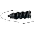 K150286 Steering Rack Boot, Sold Individually, Direct Fit