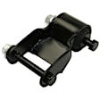 K150384 Leaf Spring Shackles and Hangers - Black, Direct Fit, Sold individually