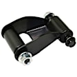 K150409 Leaf Spring Shackles and Hangers - Black, Direct Fit, Sold individually