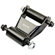 K150411 Leaf Spring Shackles and Hangers - Black, Direct Fit, Sold individually