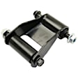 K150411 Leaf Spring Shackles and Hangers - Black, Direct Fit, Sold individually