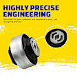 K200962 Rear, Driver or Passenger Side, Lower, Outer, Frontward Control Arm Bushing, Sold individually