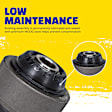 K201658 Front, Lower, Rearward Control Arm Bushing Problem Solver Series, Set of 2