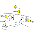 K6302 Problem Solver Series Camber and Alignment Kit - Camber Bolt, Direct Fit