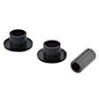 K6349 Problem Solver Series Steering Rack Bushing - Black, Rubber, Direct Fit, Sold individually