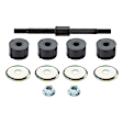 K750238 Front Sway Bar Link, 5.13 In. Bolt Length, Threaded End Type, (4) Rubber Bushings, Includes Hardware, Rear Wheel Drive