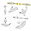 K8243A Problem Solver Series Camber and Alignment Kit - Camber Bolt, Direct Fit