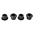 K8422 Problem Solver Series Steering Rack Bushing - Black, Rubber, Direct Fit, Sold individually