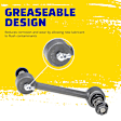 K90660 Front, Driver Side Sway Bar Link, Problem Solver Series