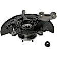 LK045 Front, Driver Side Knuckle, 2.5L, 4Cyl