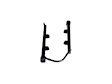 04593922AA Fuel Rail - Black, Direct Fit, Sold Individually