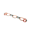 2008 Chrysler Sebring - Intake Manifold Gasket, 3.5L 6Cyl, Engine Vin: M, Lower Intake Manifold To Cylinder Head