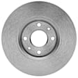 04779713AB Rear, Driver or Passenger Side Brake Disc, Plain Surface, 5 Lugs,, OE Replacement Series