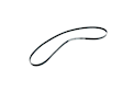 04861997AA Serpentine Belt - Direct Fit, Sold individually