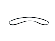 04861997AA Serpentine Belt - Direct Fit, Sold individually