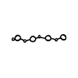 04884765AA Direct Fit Ignition Coil Cover Gasket, Sold Individually