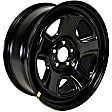04895425AE Steel Black Wheel, 18 in. X 7.5 in., 5 x 115 mm