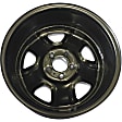 04895425AE Steel Black Wheel, 18 in. X 7.5 in., 5 x 115 mm