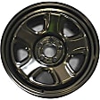 04895425AE Steel Black Wheel, 18 in. X 7.5 in., 5 x 115 mm