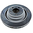 05290538AE Rear, Driver or Passenger Side Brake Disc, Slotted, 5 Lugs, OE Replacement Series