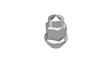 06036747AA OE Replacement Series Lug Nut - Chrome, Steel, Direct Fit, Sold individually