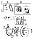 06513404AA Brake Caliper Bolt - Direct Fit, Sold Individually