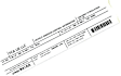 47480861AA Direct Fit Emission Label, Sold Individually