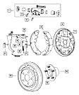 5191297AA Brake Backing Plate - Direct Fit, Sold individually