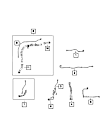 52030465AB Fuel Tank Vent Hose - Direct Fit