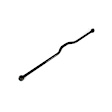 52060024AE Track Bar - Black, Direct Fit, Sold Individually