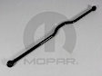 52060024AE Track Bar - Black, Direct Fit, Sold Individually