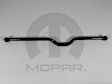 52060024AE Track Bar - Black, Direct Fit, Sold Individually