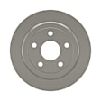 52124763AD Rear, Driver or Passenger Side Brake Disc, Plain Surface, 5 Lugs