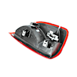55055113 Driver Side LED Tail Light, Without bulb(s), Clear & Red Lens, OE Replacement Series