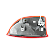 55055113 Driver Side LED Tail Light, Without bulb(s), Clear & Red Lens, OE Replacement Series