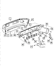 55076972AD Bumper Cover Reinforcement
