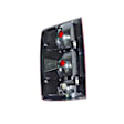 55077348AF Passenger Side Halogen Tail Light, Without bulb(s), Clear & Red Lens, OE Replacement Series