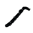55079223AH Rear, Driver or Passenger Side Bumper Bracket