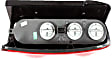 55155829AH Driver Side LED Tail Light, Without bulb(s), Clear & Red Lens, OE Replacement Series