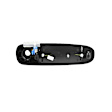 55275949AC Front, Driver Side Black Exterior Door Handle, With Door Lock Hole, OE Replacement Series